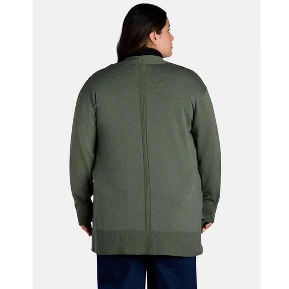 Women's Fine Gauge Soft Cardigan Lightweight Sweater Size Size 1X - Picture 5 of 6